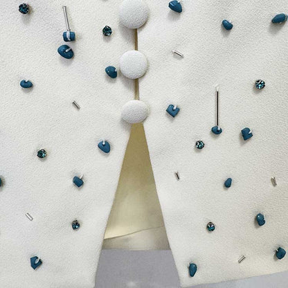 Womens Midi Skirt Suit Halter Neck Formal Event Suit High Waist Wedding Suit