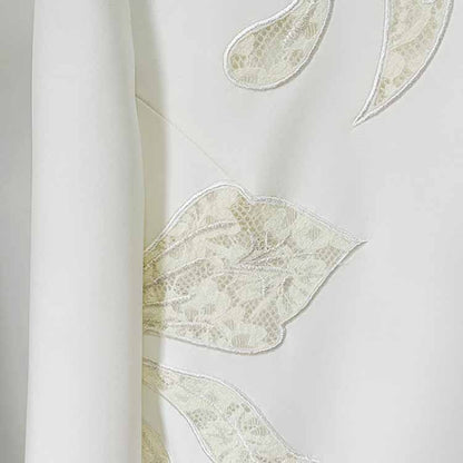 Women White Lace Pantsuits Loose Two Pieces Formal Suit Event Suit