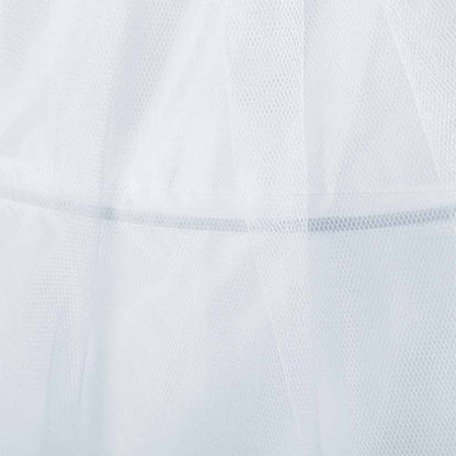 Flower Girls Petticoat with 2 Hoops Full Slip Elastic Child's Crinoline Underskirt