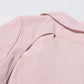 Women's Leaf Crepe Drop Hem Jacket with Slash Detailing in Pink Black