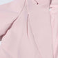 Women's Leaf Crepe Drop Hem Jacket with Slash Detailing in Pink Black