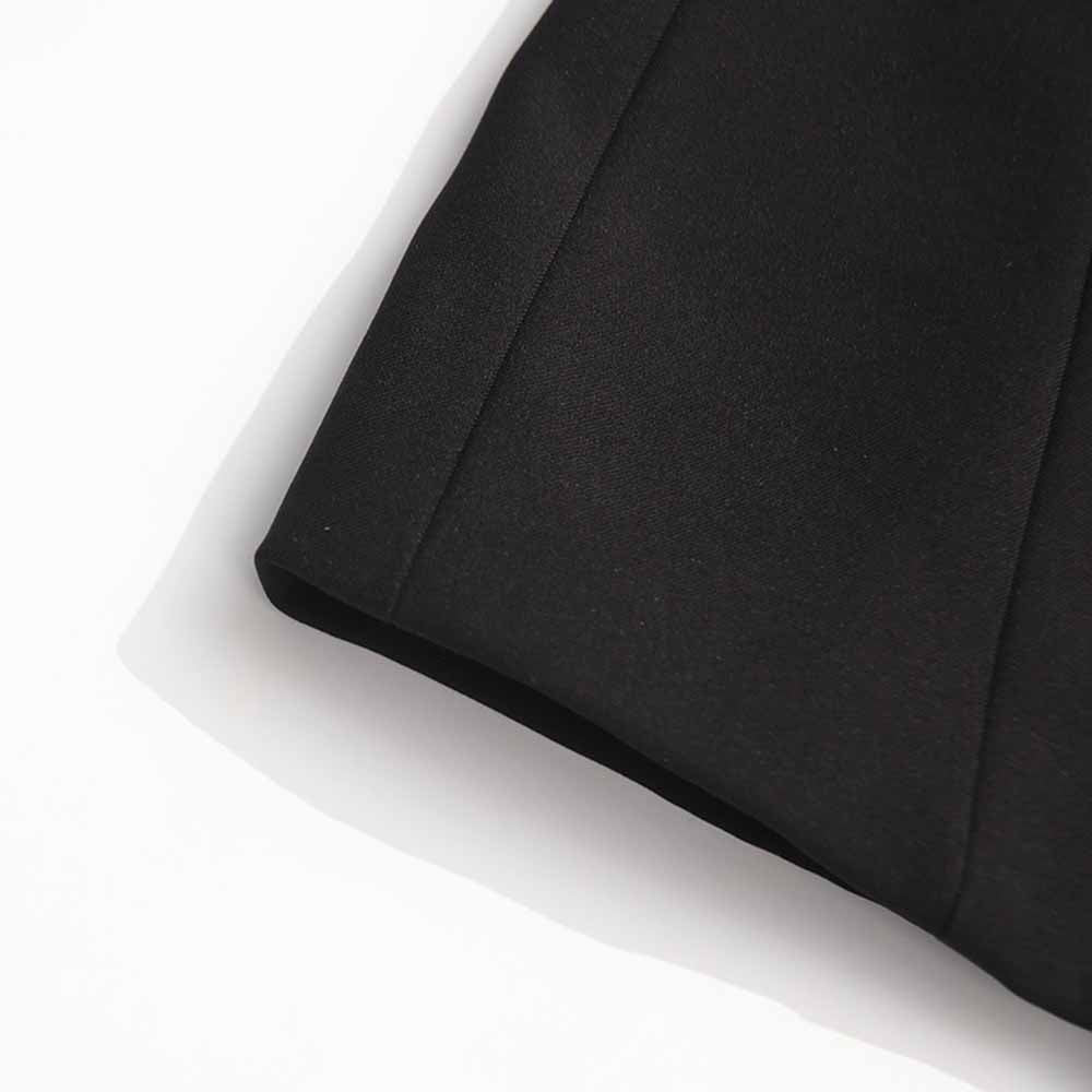 Women's black belted winter coat featuring a sleek design and warm fabric for cold weather