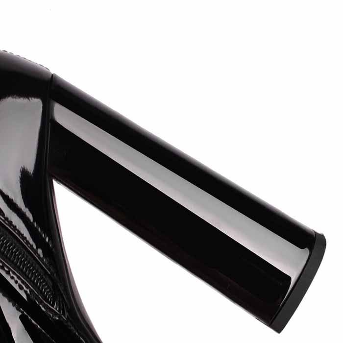 sd-hk women's chunky heel over the knee boots with a stylish glossy finish