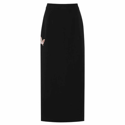 SD Dresscode women's formal shorts set in black with elegant bow details for professional occasions