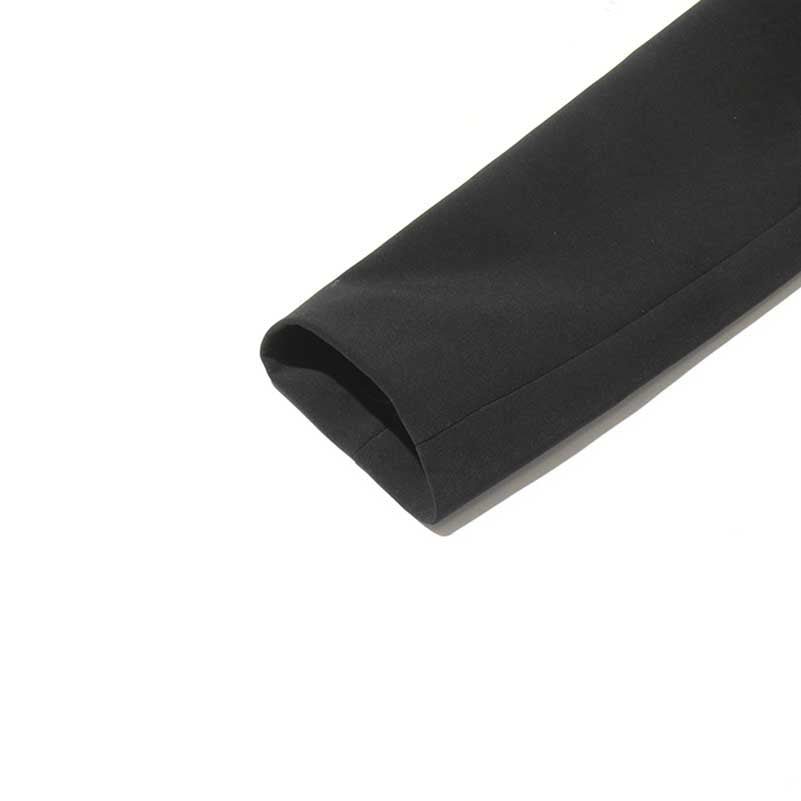 Elegant women's maxi blazer coat sleeve detail showcasing sleek design and high-quality fabric