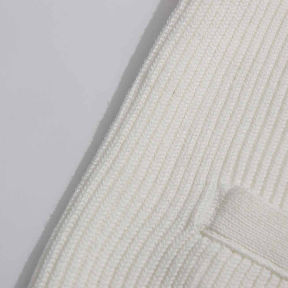 Women's v neck knitted cardigan in soft fabric with ribbed texture for comfortable wear