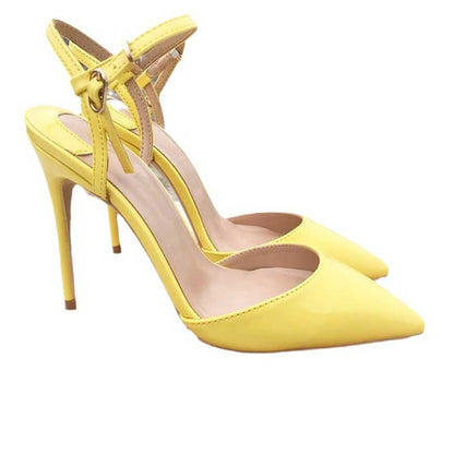 Womens High Heels Pointed Toe Singback Dress Shoes