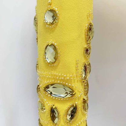 Women's Skirt Suit Fitted Beaded Short Crop Top + Mini Skirt Suit