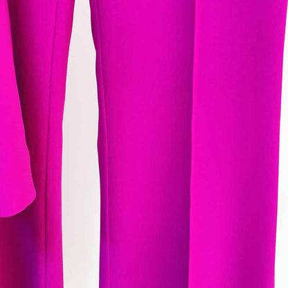 Women's Pantsuit Blazer+High Waisted Flare Pants Suit Wedding Pantsuit