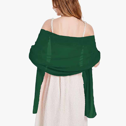 Chiffon Shawls Scarves Wraps for Bridal Wedding Party Evening Dress