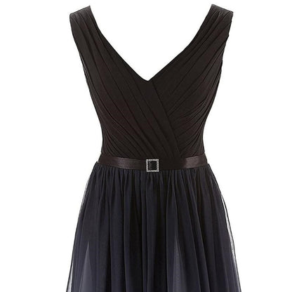 Women's Gradient Color Chiffon Formal Evening Dress Long Prom Gown