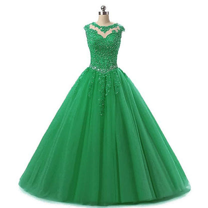 sd-hk Women Prom Gowns Sleeveless Lace Wedding Dress