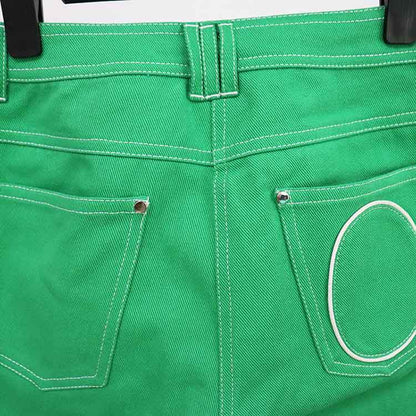 Women's Skinny Jeans Slim Fit Jeans & Denim Pants Blue Green Color