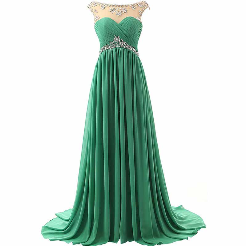 Women Wedding Gowns Sleeveless Long Bridesmaid Dress Custom Colors