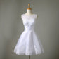 sd-hk Women's Elegant Sheer Vintage Short Lace Wedding Dress for Bride