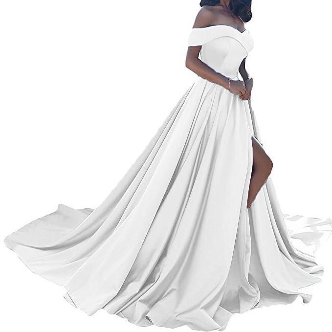 sd-hk Off Shoulder Long Wedding Tail Dresses Long Women SD Dresscode & Fashiontrends sd-hk Off Shoulder Long Wedding Tail Dresses Long Women SD Dresscode & Fashiontrends