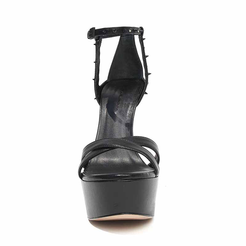 Women's Open Toe Ankle Strap Pump Platform Heeled Sandal