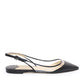 sd-hk Casual Slingback White Flat Shoes