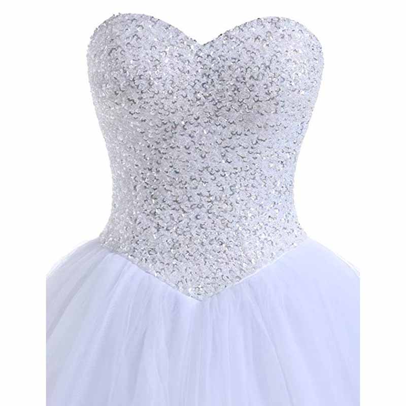 Lace Train Wedding Dress Aline Applique Bride Dress Long Tulle Dress