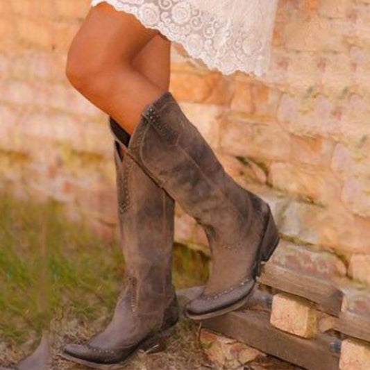 Women country cowgirls boots for bridesmaid dress short boots
