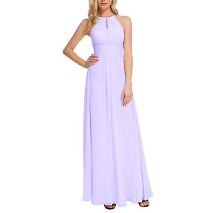 sd-hk Long Chiffon Bridesmaids Dresses Off The Shoulder Party Gowns For Women
