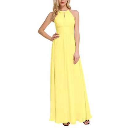 sd-hk Long Chiffon Bridesmaids Dresses Off The Shoulder Party Gowns For Women