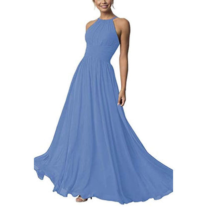 Country Chiffon Bridesmaid Dress - Elegant Style