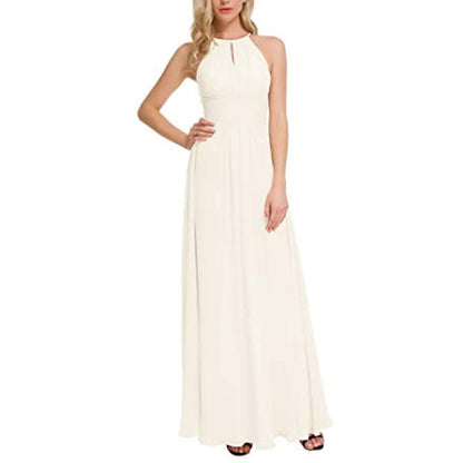 sd-hk Long Chiffon Bridesmaids Dresses Off The Shoulder Party Gowns For Women