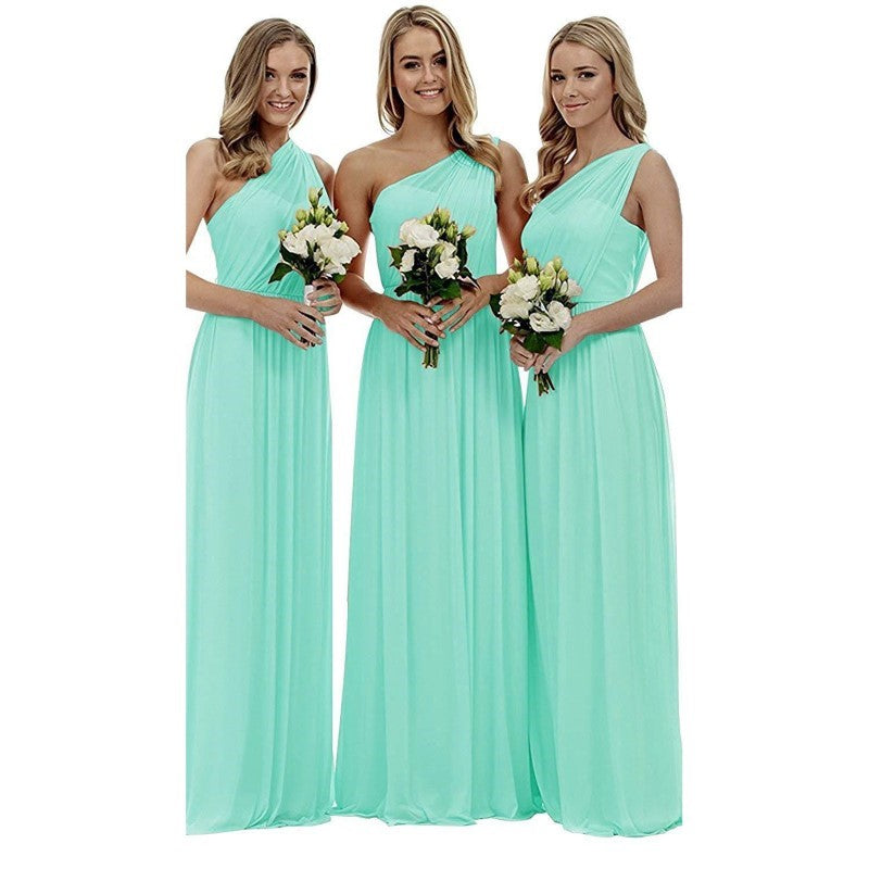 sd-hk One Shoulder Bridesmaid Dresses Long Aline Chiffon Prom Evening Gown For Women SD Dresscode & Fashiontrends sd-hk One Shoulder Bridesmaid Dresses Long Aline Chiffon Prom Evening Gown For Women SD Dresscode & Fashiontrends
