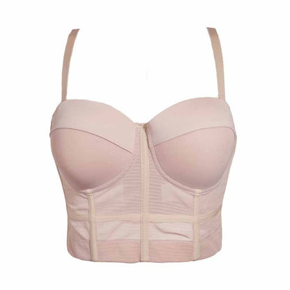 Women's Bustier Crop Top Sexy Corset Top Bra