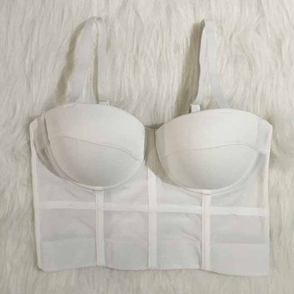 Women's Bustier Crop Top Sexy Corset Top Bra