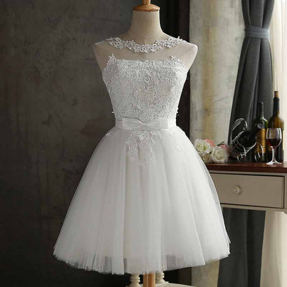 Women's A-Line Lace Homecoming Dresses Short Prom Cocktail Dresses for Teens