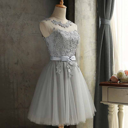 Women's A-Line Lace Homecoming Dresses Short Prom Cocktail Dresses for Teens