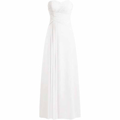 Chiffon Bridesmaid Dress Custom Prom Dress Long Evening Gowns