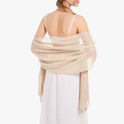 Chiffon Shawls Scarves Wraps for Bridal Wedding Party Evening Dress