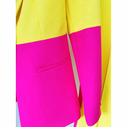 Women Pantsuits Wedding Party Suit + Flare Trousers Colored Suit Two Piece Pantsuits