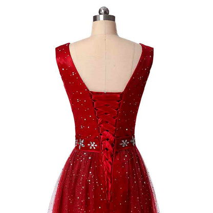 Women's Top Gradient Evening Prom A Line Gowns