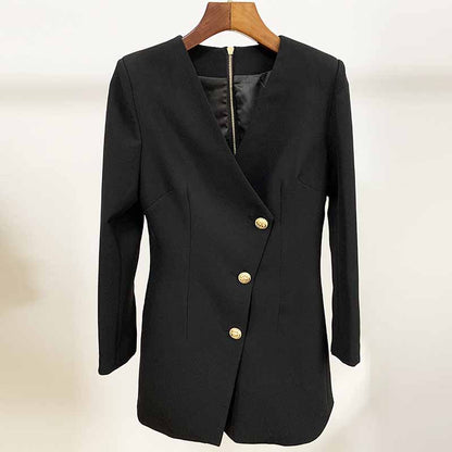 Women's Long Sleeves Buttons Bodycon Mini Dresses