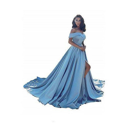 Sky Blue Wedding Dress