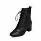 Ankle Boots Booties Low Heel Lace up Ankle Boots for Women