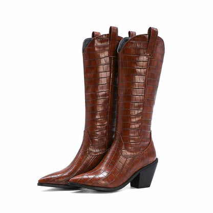 Women Cowboy Western Boots Blue | Brown | Black | White