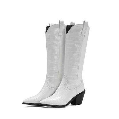 Women Cowboy Western Boots Blue | Brown | Black | White