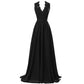 sd-hk Lace Bridesmaid Dress V Neck Prom Gowns For Women
