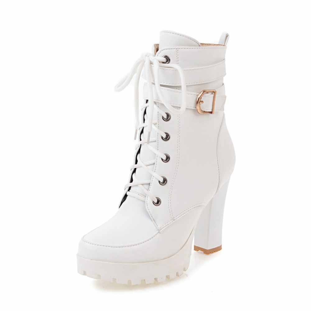 High Heel Platform Boots For Women Ankle Boots Lace Up Sd Dresscode And Fashiontrends 1959