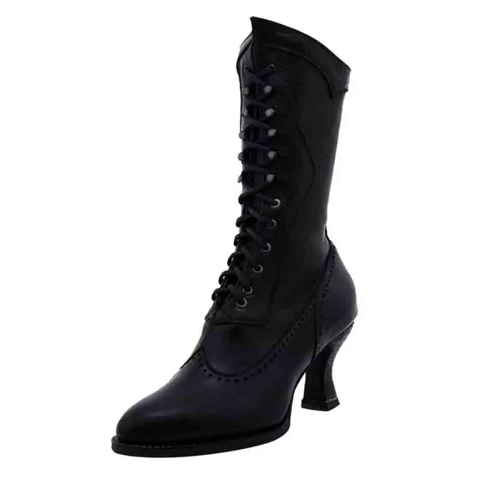 Women lace up wide width platform boots bridal shoes – SD Dresscode ...
