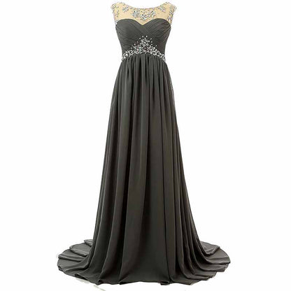 Women Wedding Gowns Sleeveless Long Bridesmaid Dress Custom Colors