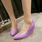 Womens Platform Wedges Shoes Middle Heels Small And Big Size Shoes