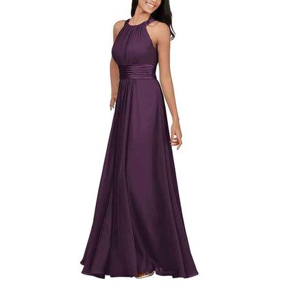 Women Chiffon Bridesmaid Dresses Long Formal Party Dress for Special Occasion