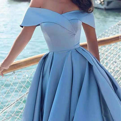 sd-hk Off Shoulder Long Wedding Tail Dresses Long Women