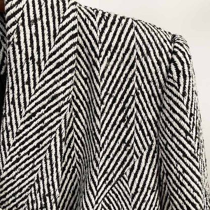 Women's Herringbone Coat Double Breasted Fashion Coats